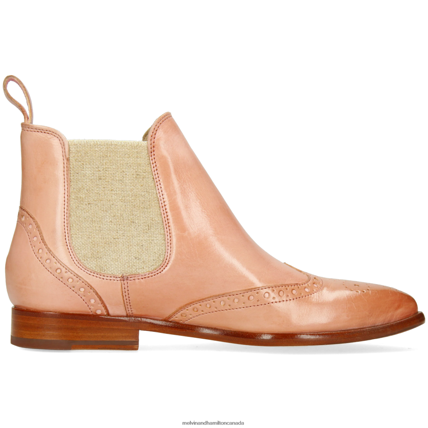 Women Melvin & Hamilton Pink Jessy 4 Ankle Boots P4V68P847