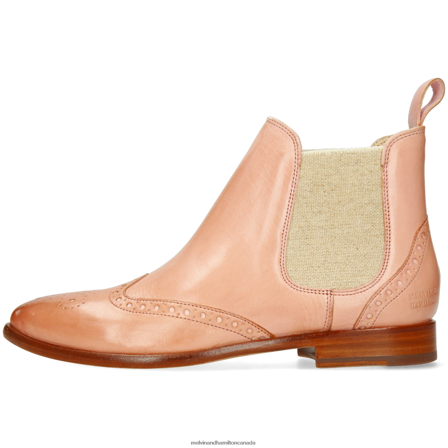 Women Melvin & Hamilton Pink Jessy 4 Ankle Boots P4V68P847