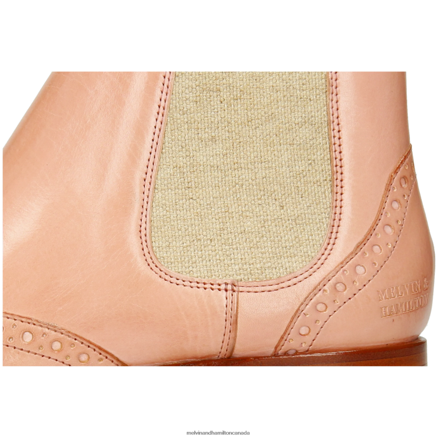 Women Melvin & Hamilton Pink Jessy 4 Ankle Boots P4V68P847