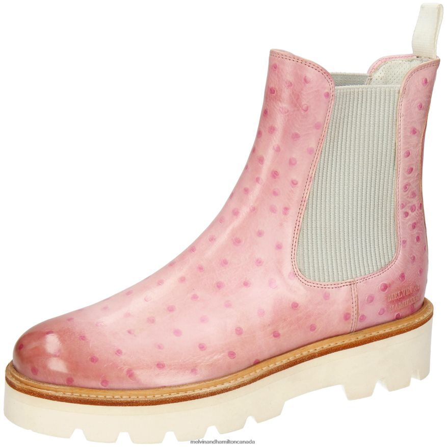 Women Melvin & Hamilton Pink Leonie 5 Ankle Boots P4V68P850