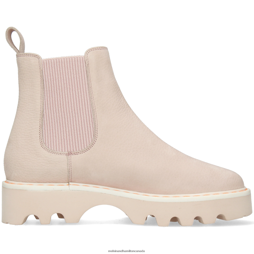 Women Melvin & Hamilton Pink Megan 3R Ankle Boots P4V68P986