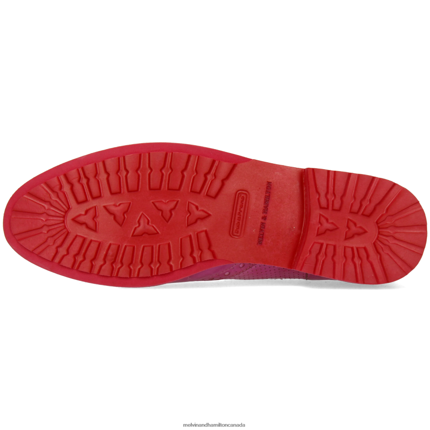 Women Melvin & Hamilton Pink Selina 29 Ankle Boots P4V68P975