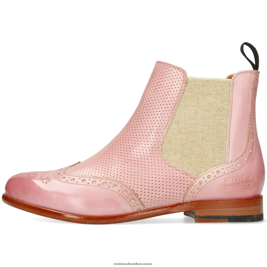 Women Melvin & Hamilton Pink Selina 6 Ankle Boots P4V68P821