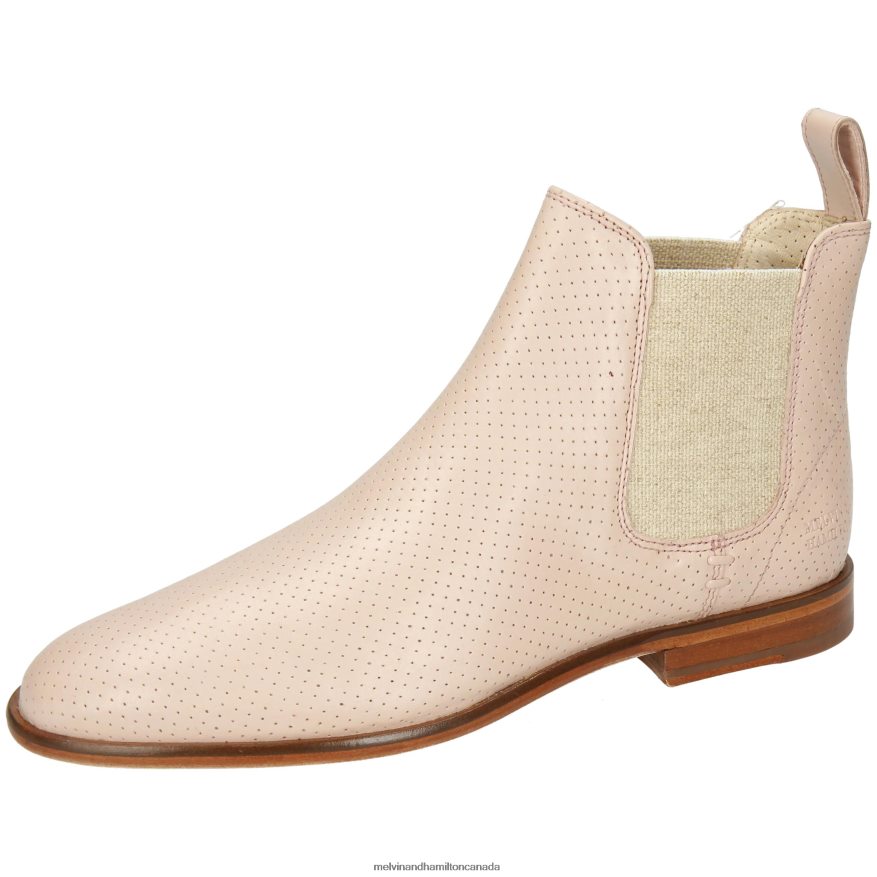 Women Melvin & Hamilton Pink Susan 10 Ankle Boots P4V68P1046
