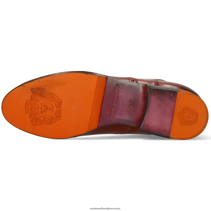 Women Melvin & Hamilton Red Sally 192 Ankle Boots P4V68P833