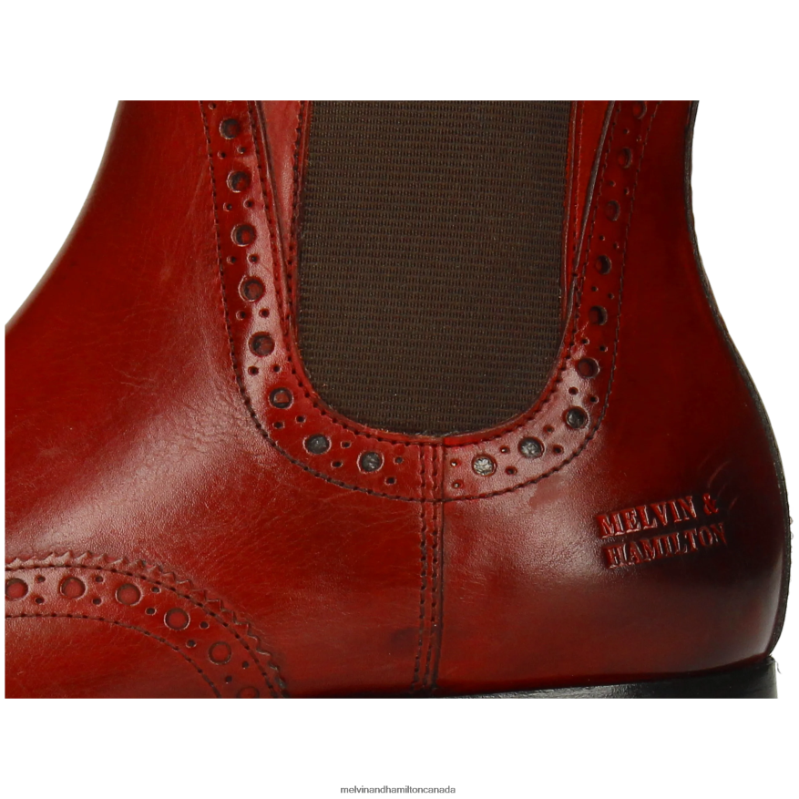 Women Melvin & Hamilton Red Sally 192 Ankle Boots P4V68P833