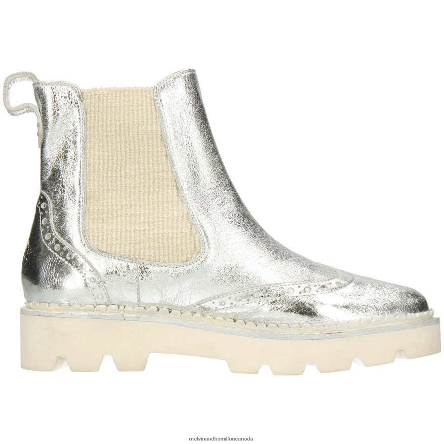 Women Melvin & Hamilton Silver Jade 8 Ankle Boots P4V68P990