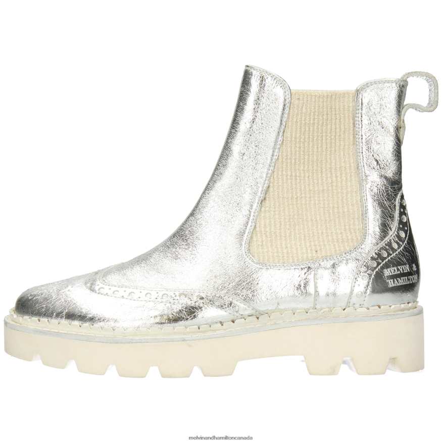 Women Melvin & Hamilton Silver Jade 8 Ankle Boots P4V68P990
