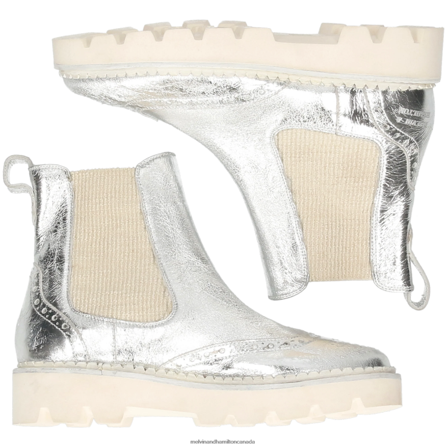 Women Melvin & Hamilton Silver Jade 8 Ankle Boots P4V68P990