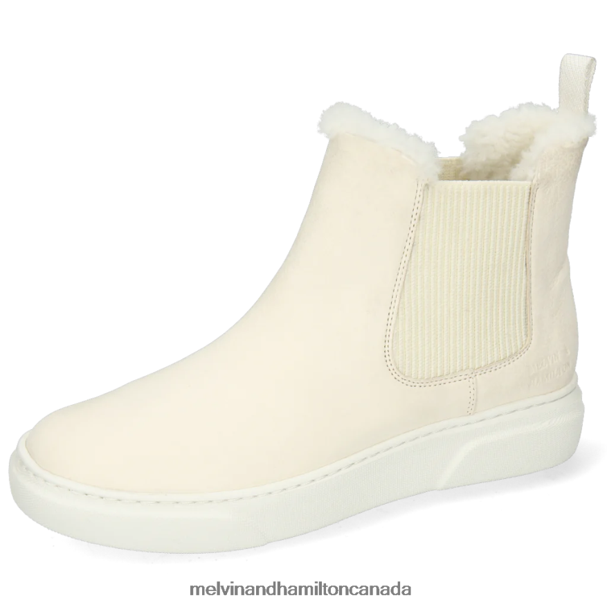 Women Melvin & Hamilton White Hailey 2 Ankle Boots P4V68P1050