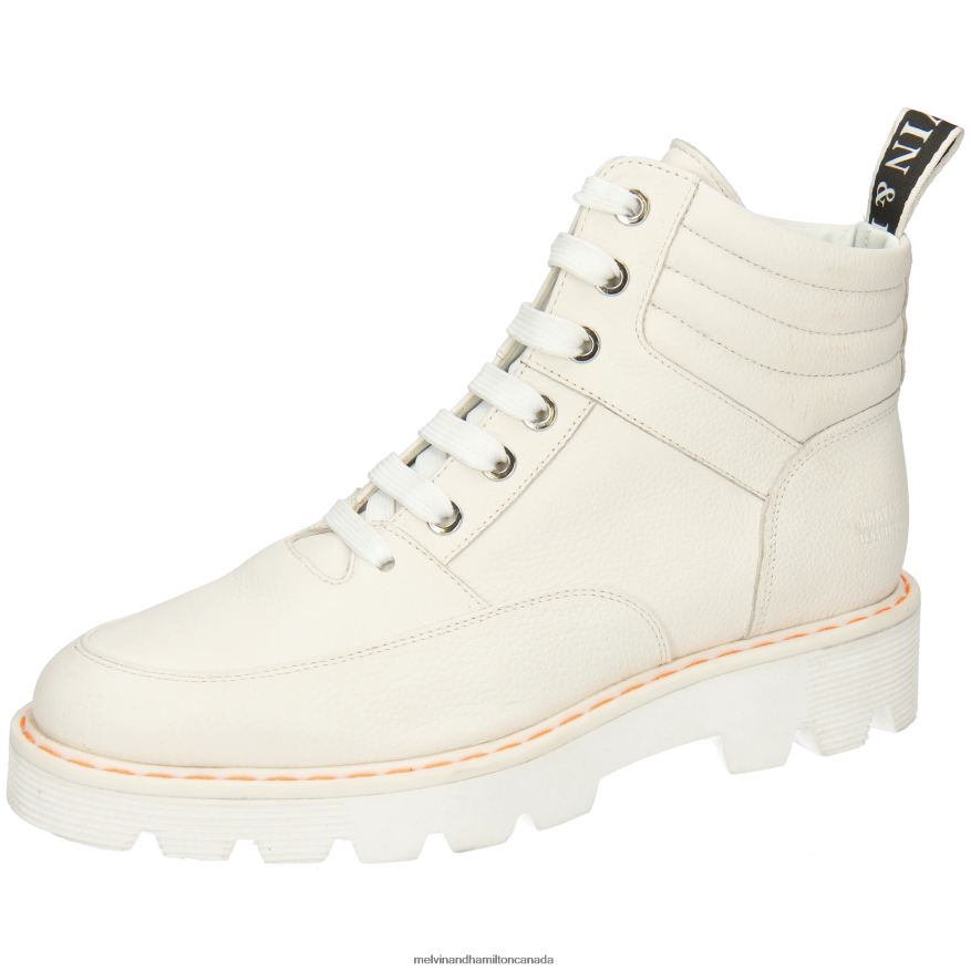 Women Melvin & Hamilton White Megan 40 Ankle Boots P4V68P937