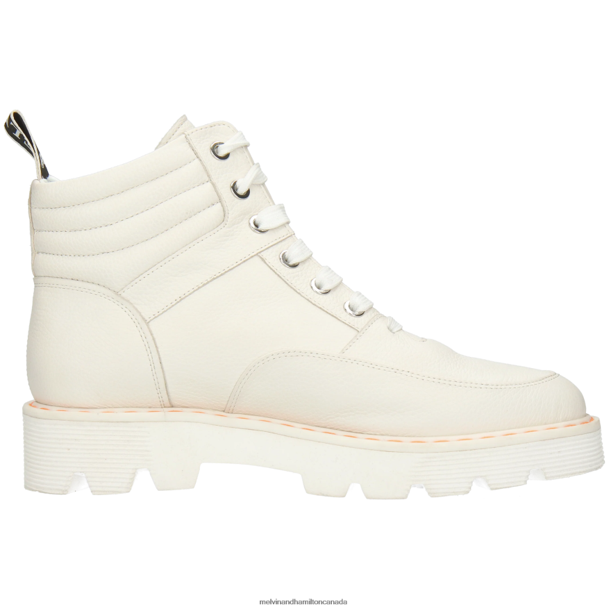 Women Melvin & Hamilton White Megan 40 Ankle Boots P4V68P937