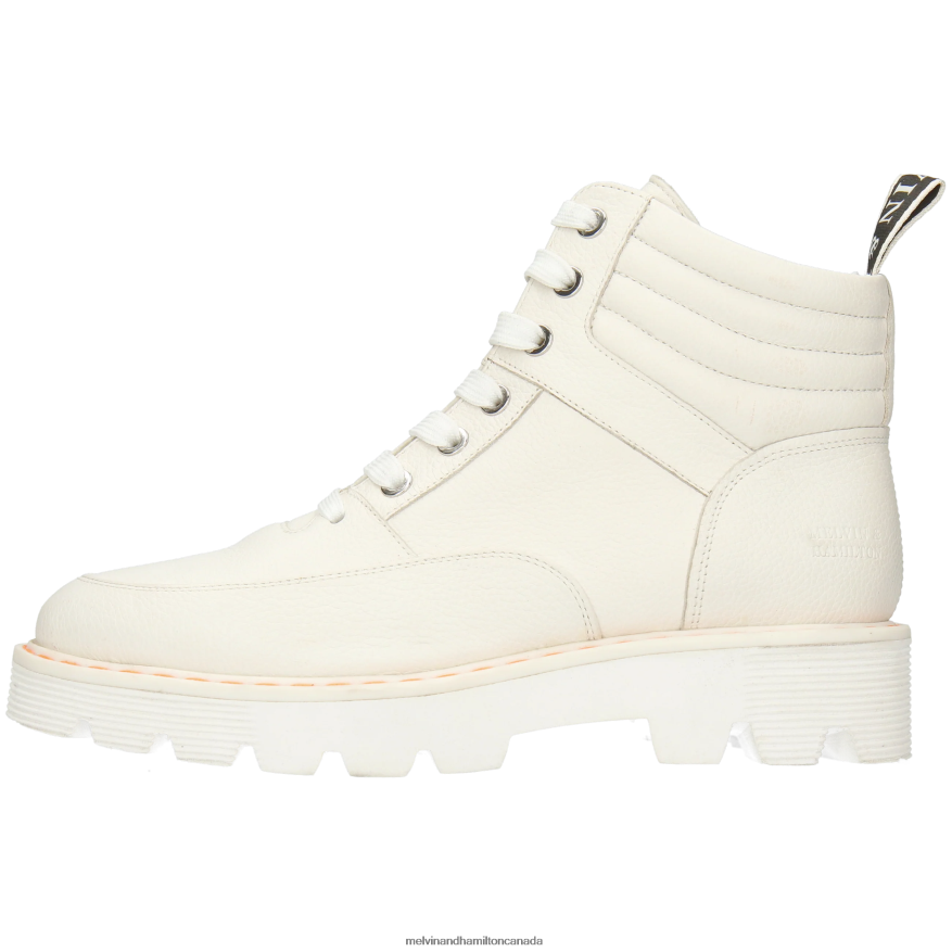 Women Melvin & Hamilton White Megan 40 Ankle Boots P4V68P937