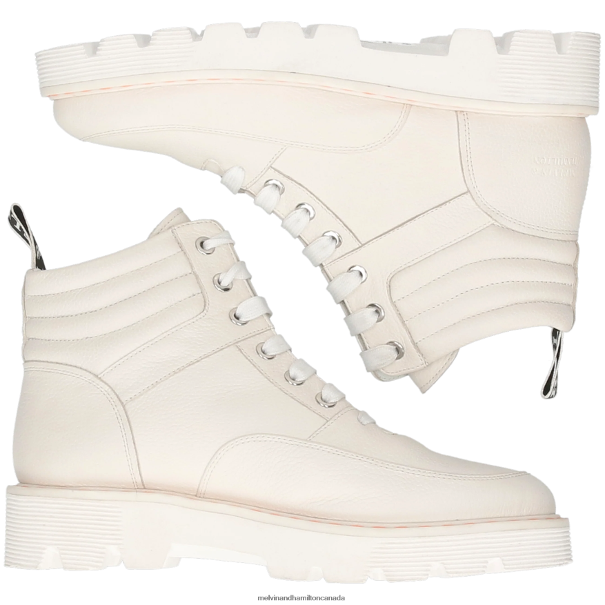 Women Melvin & Hamilton White Megan 40 Ankle Boots P4V68P937