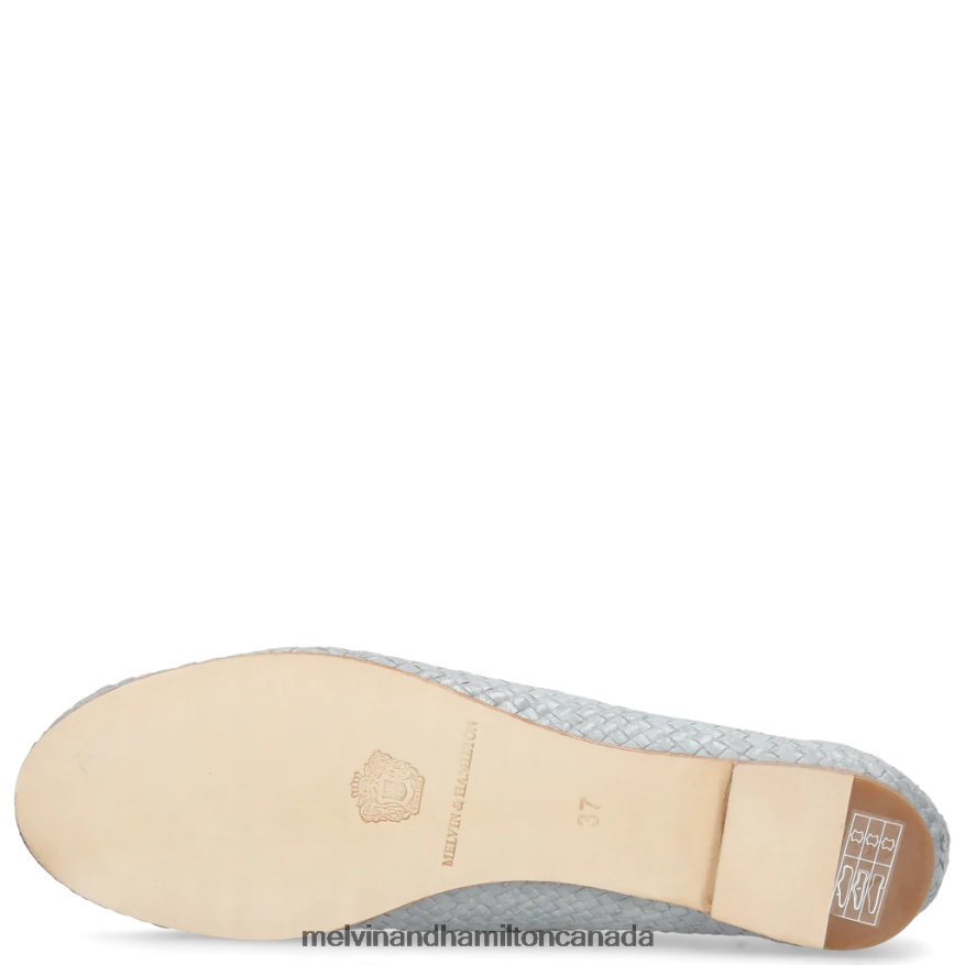 Women Melvin & Hamilton Blue Kate 5 Ballet Pumps P4V68P1978