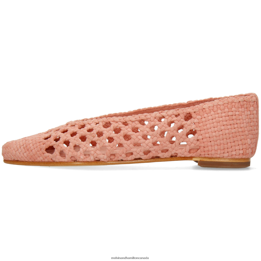 Women Melvin & Hamilton Pink Alexa 44 Ballet Pumps P4V68P1951