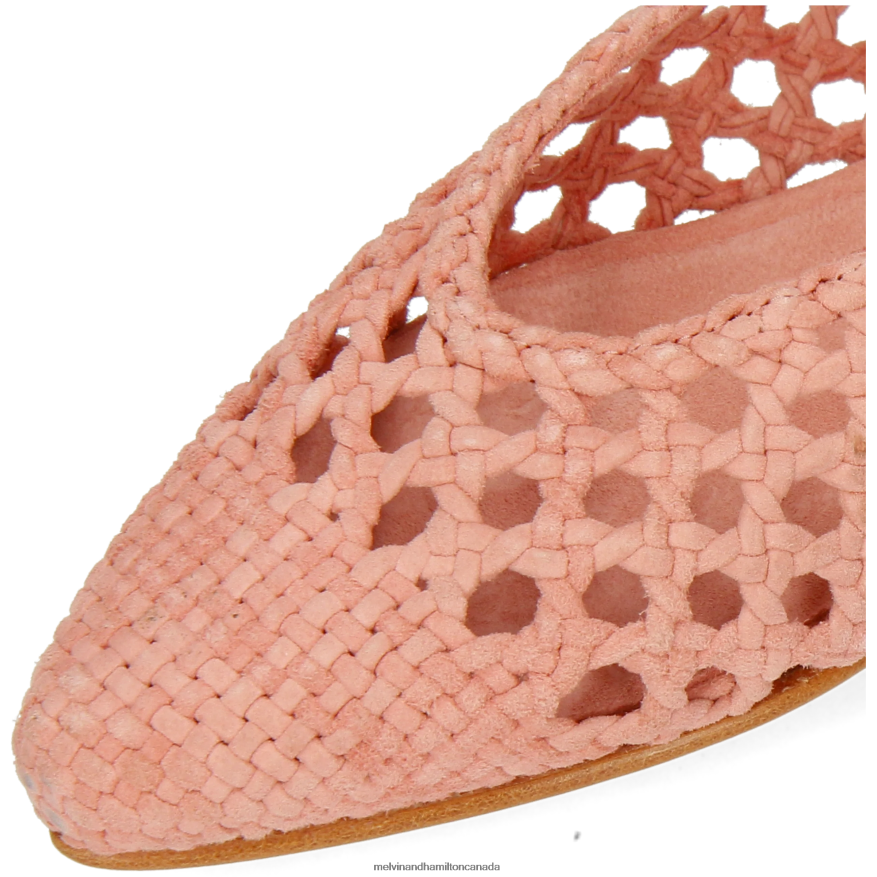 Women Melvin & Hamilton Pink Alexa 44 Ballet Pumps P4V68P1951