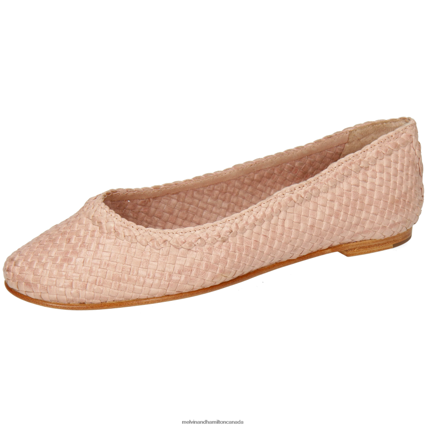 Women Melvin & Hamilton Pink Kate 5 Ballet Pumps P4V68P1956
