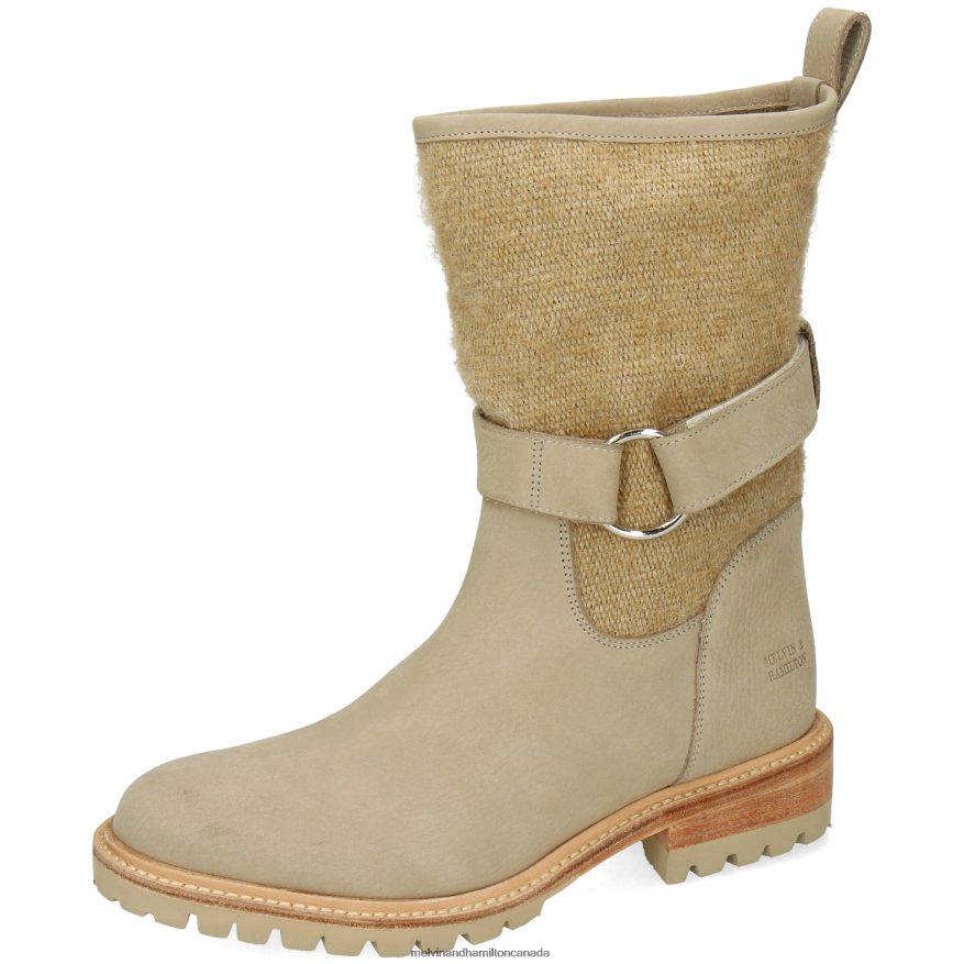 Women Melvin & Hamilton Beige Gina 3 Boots P4V68P1174