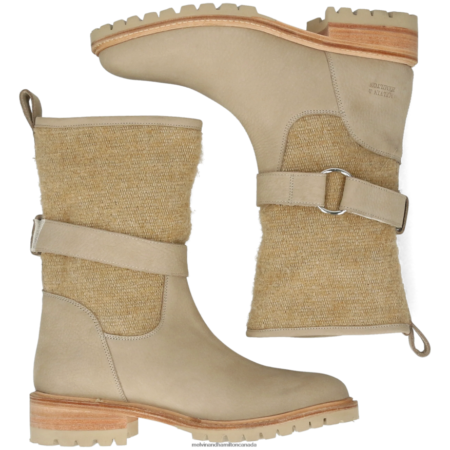 Women Melvin & Hamilton Beige Gina 3 Boots P4V68P1174