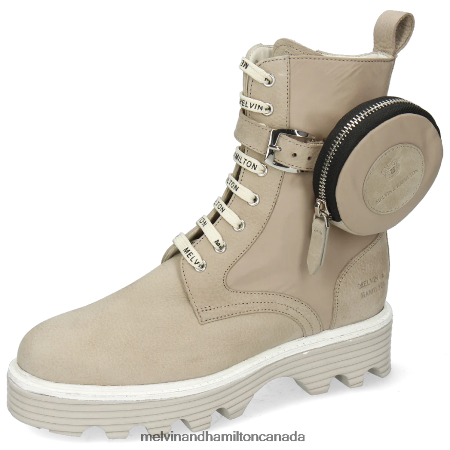 Women Melvin & Hamilton Beige Leonie 14 Boots P4V68P1204