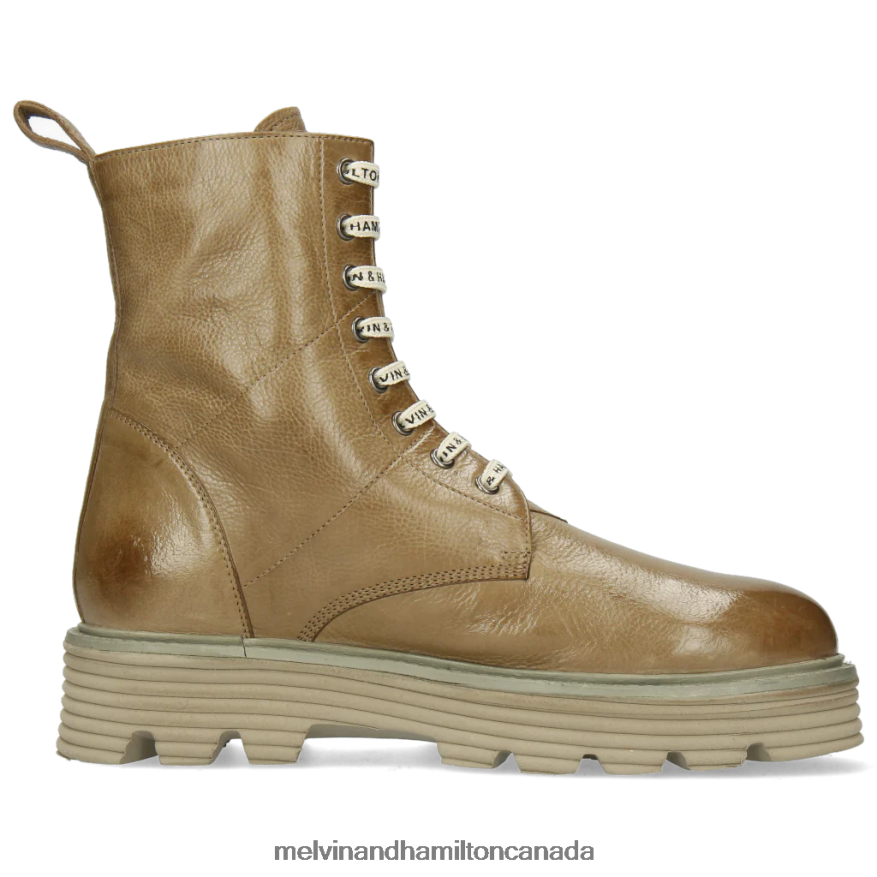 Women Melvin & Hamilton Beige Leonie 8 Boots P4V68P1244