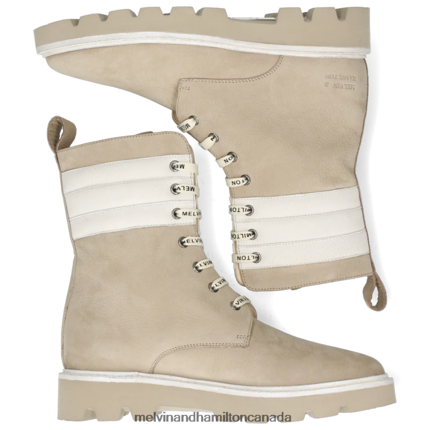 Women Melvin & Hamilton Beige Selina 69 Boots P4V68P1207