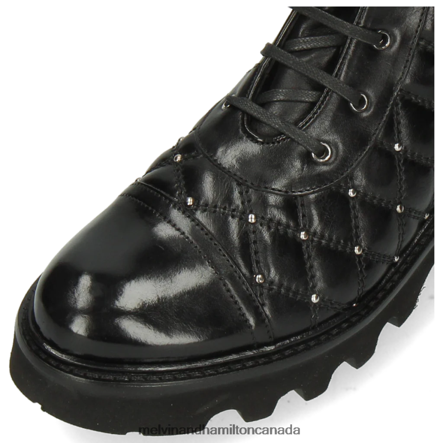 Women Melvin & Hamilton Black Bonnie 23 Boots P4V68P1211