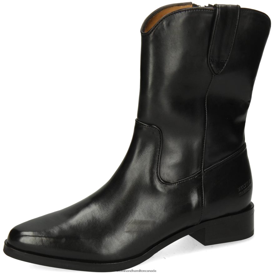 Women Melvin & Hamilton Black Marlin 31 Boots P4V68P1188