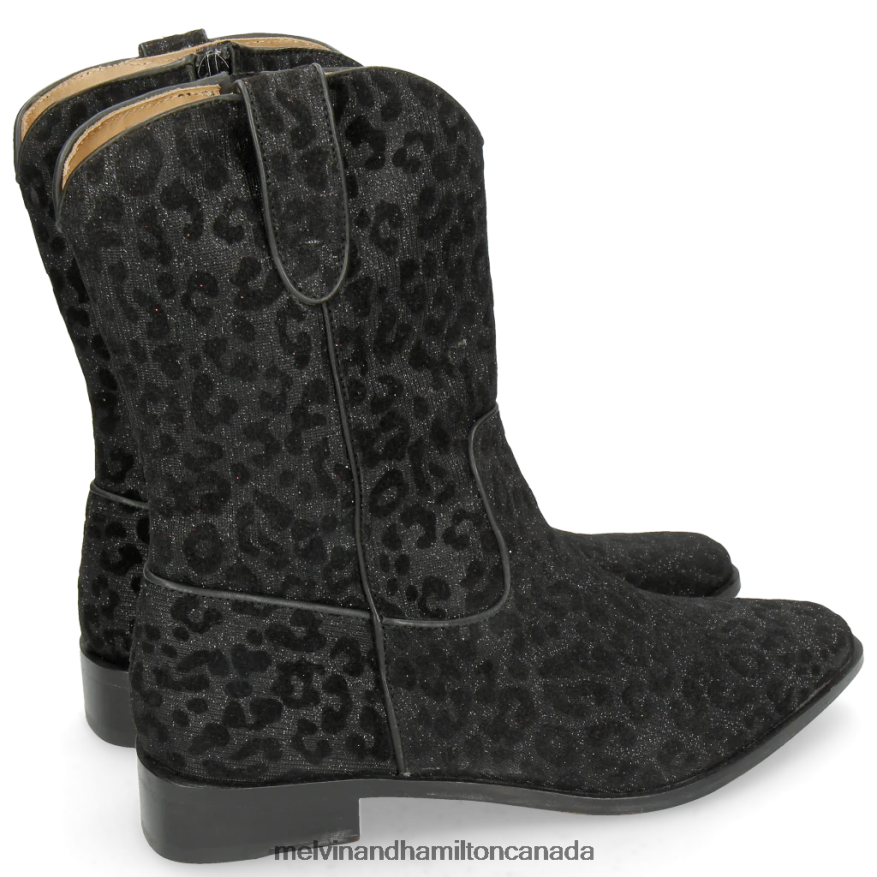 Women Melvin & Hamilton Black Marlin 31 Boots P4V68P1239