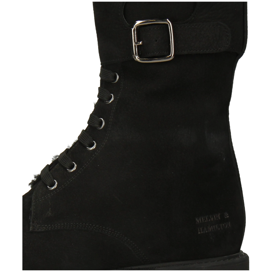 Women Melvin & Hamilton Black Selina 50 Boots P4V68P1184