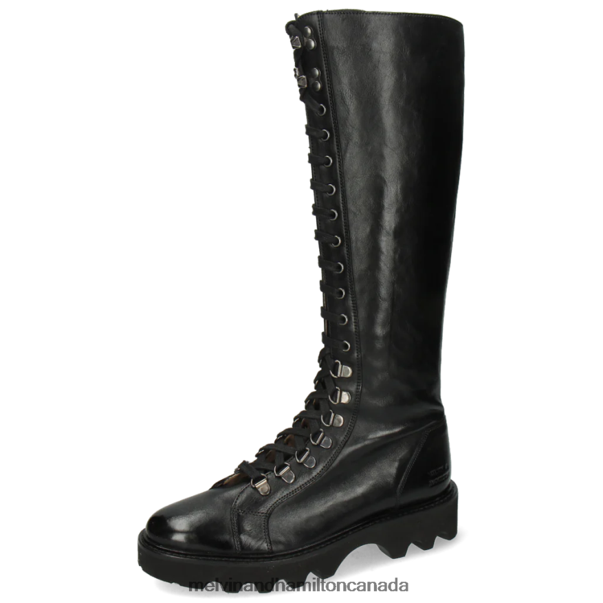 Women Melvin & Hamilton Black Selina 61 Boots P4V68P1179