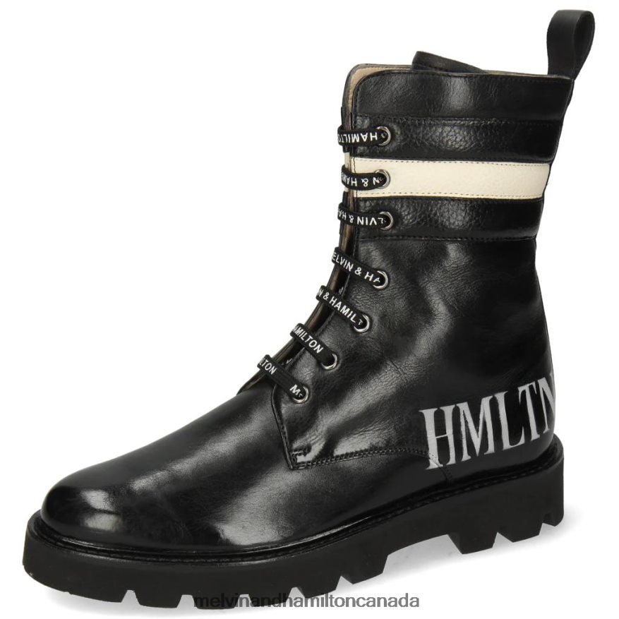 Women Melvin & Hamilton Black Selina 69 Boots P4V68P1199
