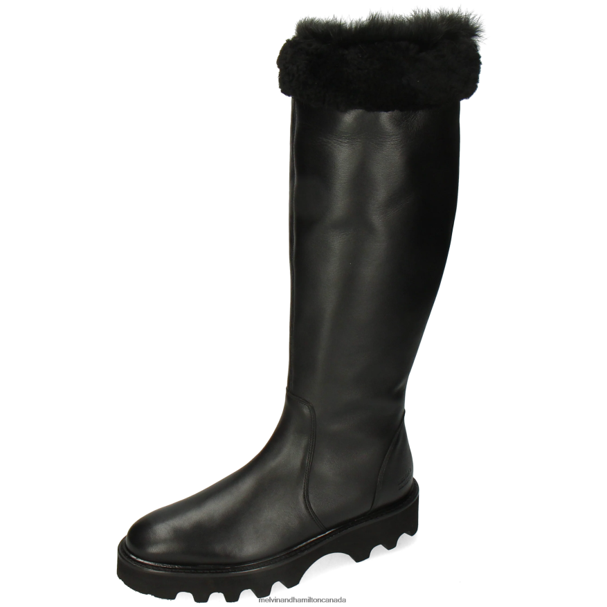Women Melvin & Hamilton Black Susan 118 Boots P4V68P1181