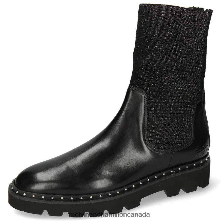Women Melvin & Hamilton Black Susan 69 Boots P4V68P1169