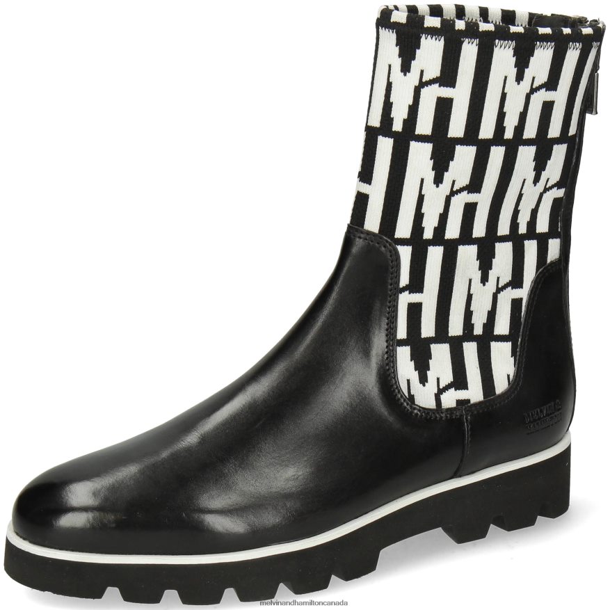 Women Melvin & Hamilton Black Susan 69 Boots P4V68P1186