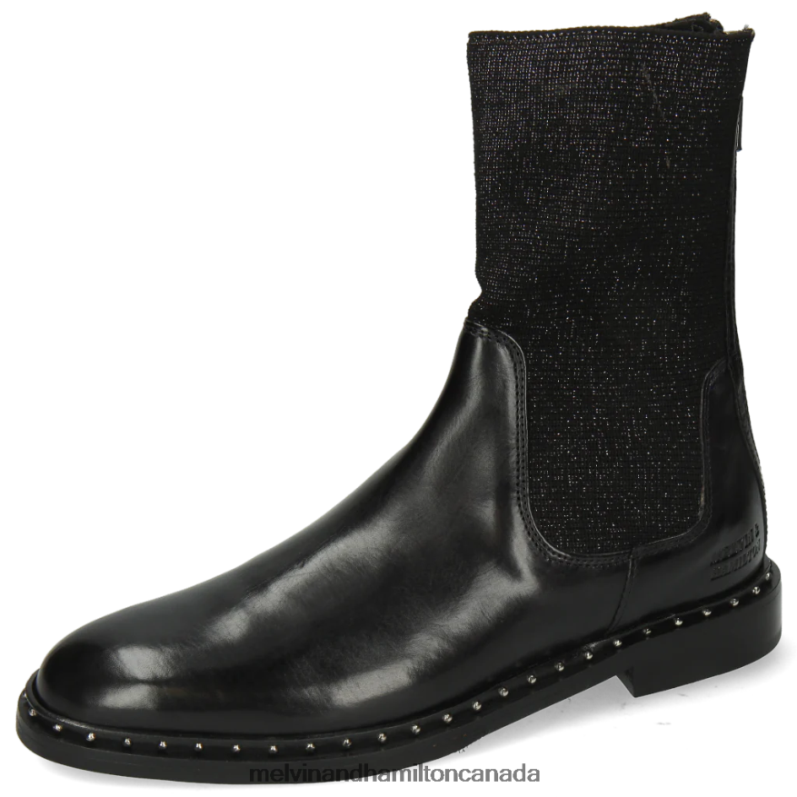 Women Melvin & Hamilton Black Susan 69 Boots P4V68P1192