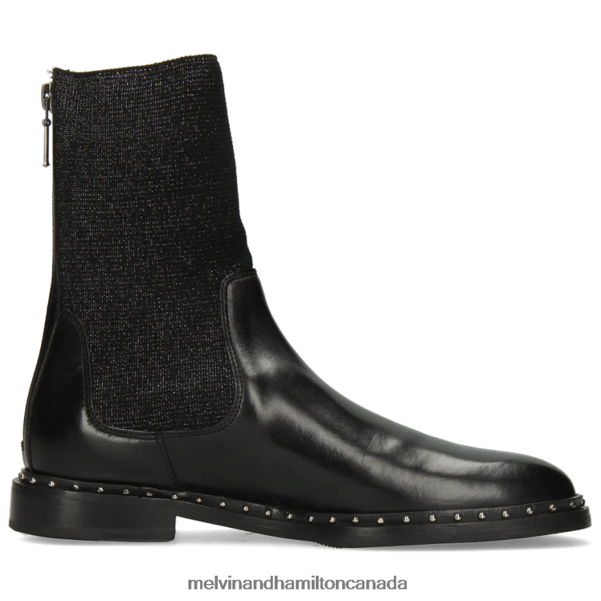 Women Melvin & Hamilton Black Susan 69 Boots P4V68P1192