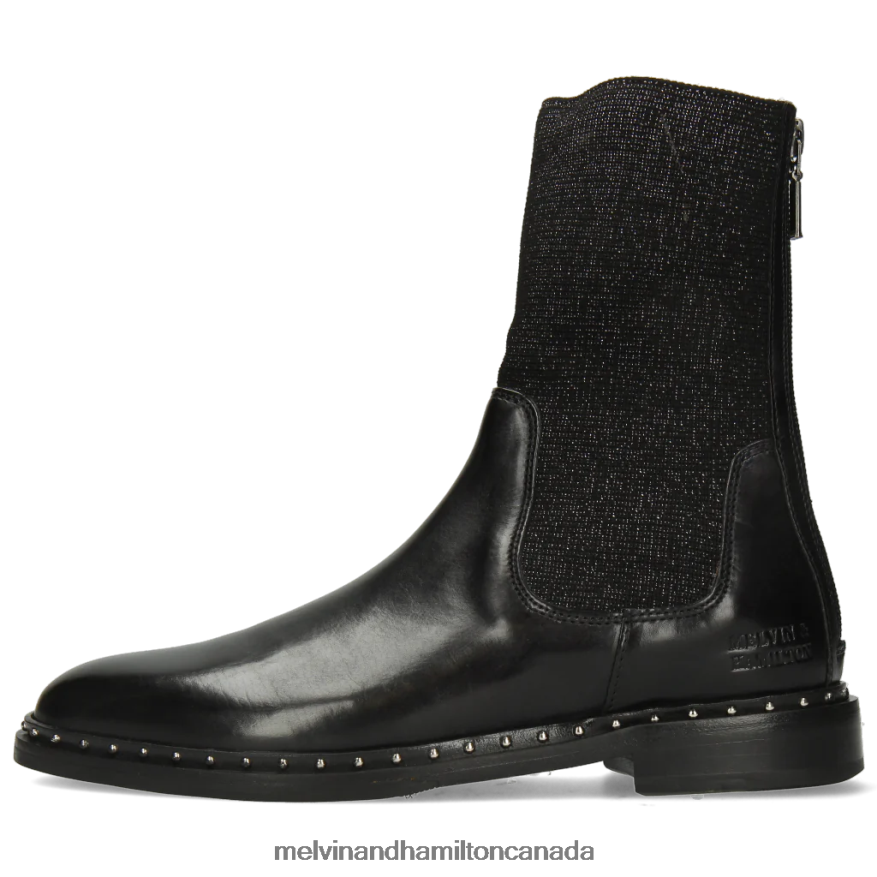 Women Melvin & Hamilton Black Susan 69 Boots P4V68P1192