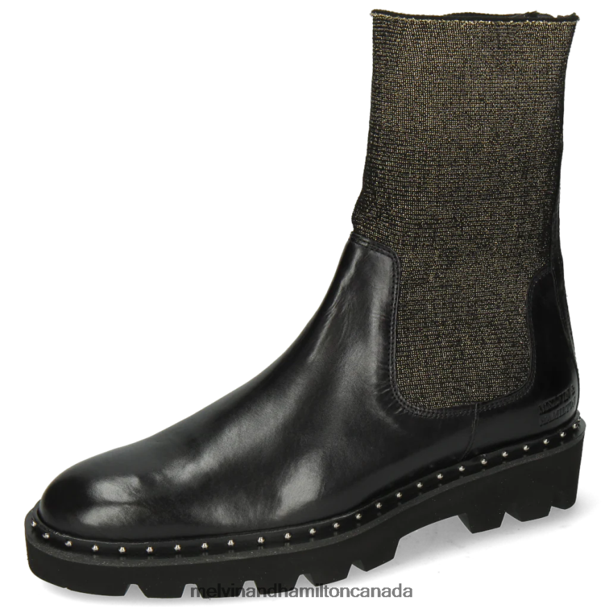 Women Melvin & Hamilton Black Susan 69 Boots P4V68P1224