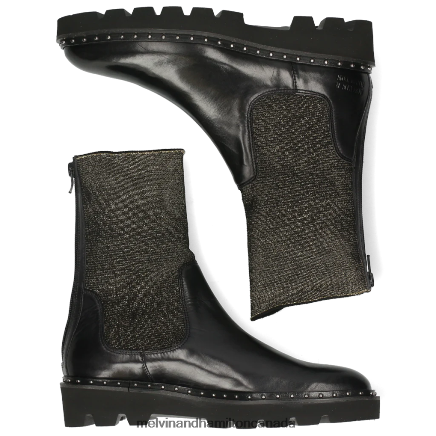 Women Melvin & Hamilton Black Susan 69 Boots P4V68P1224