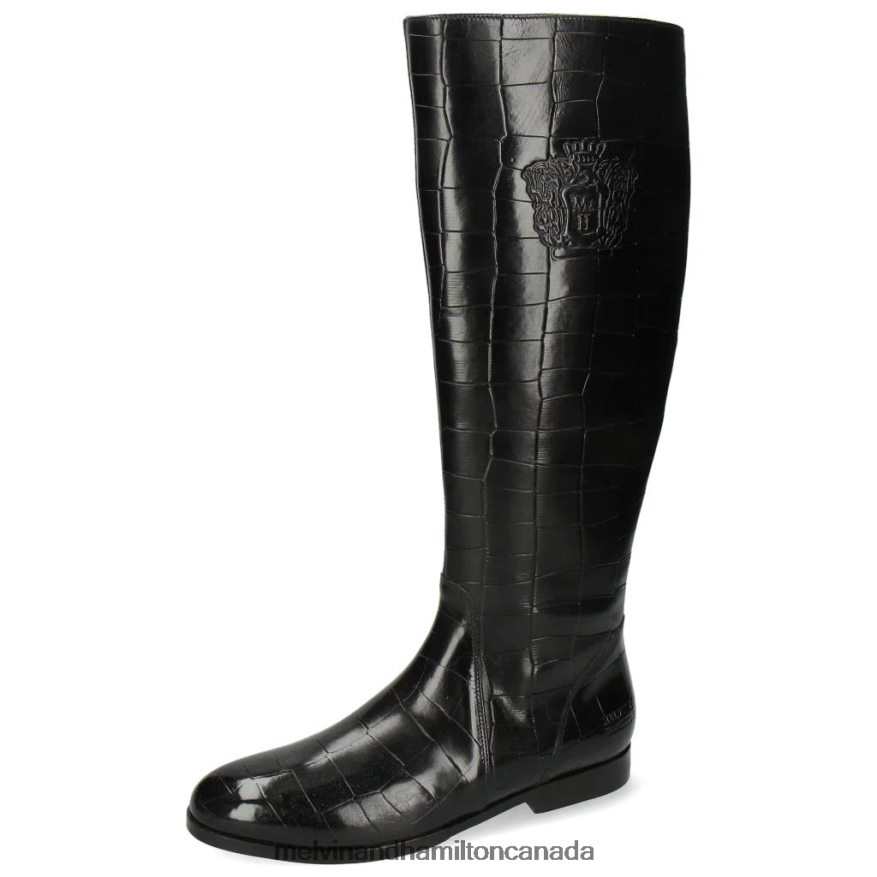Women Melvin & Hamilton Black Susan 7 Boots P4V68P1146