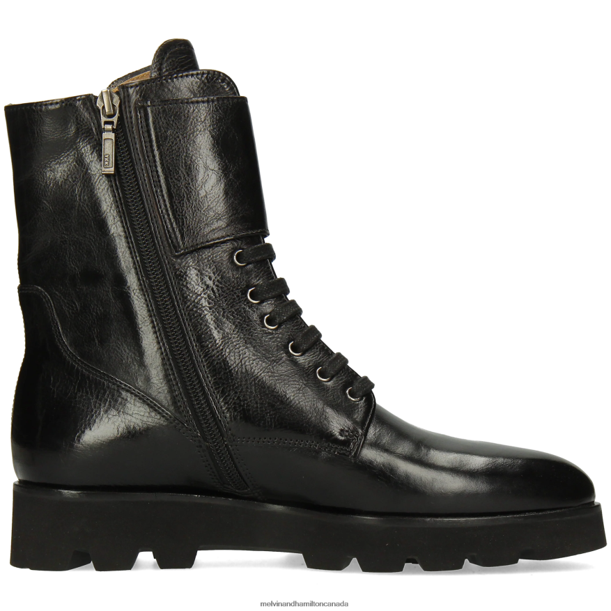 Women Melvin & Hamilton Black Susan 90 Boots P4V68P1229