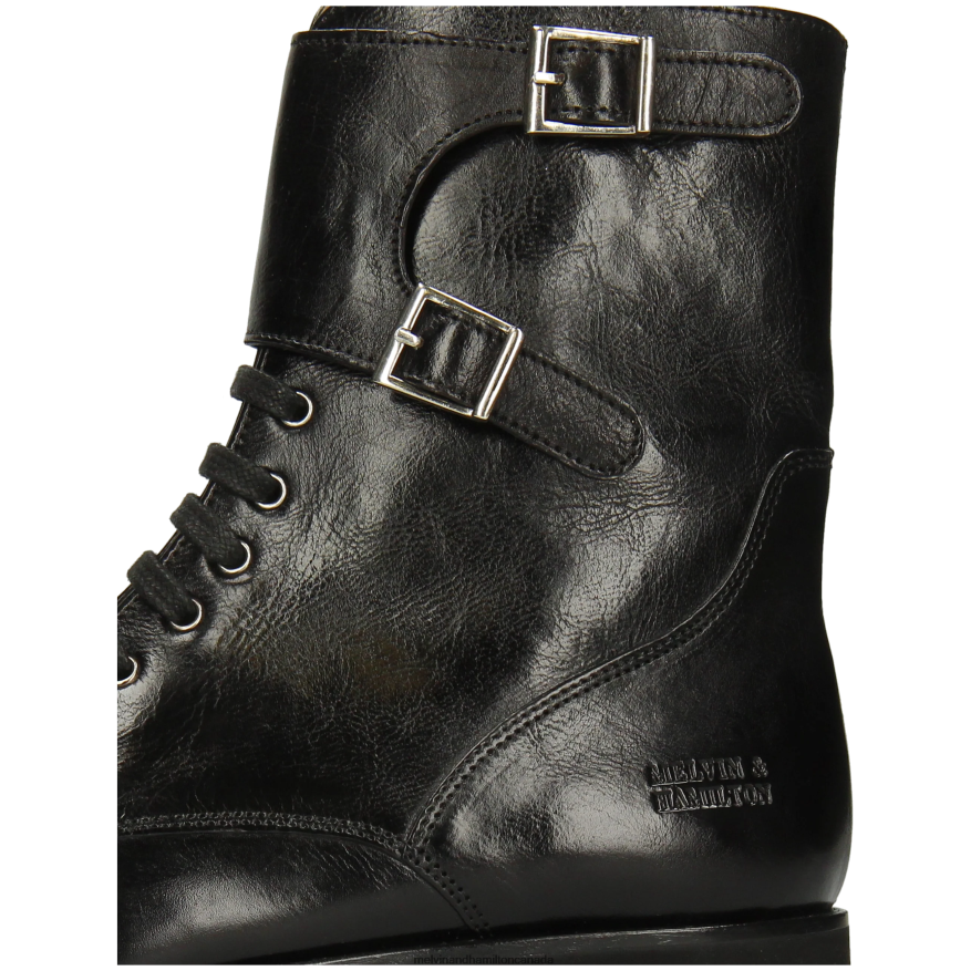 Women Melvin & Hamilton Black Susan 90 Boots P4V68P1229
