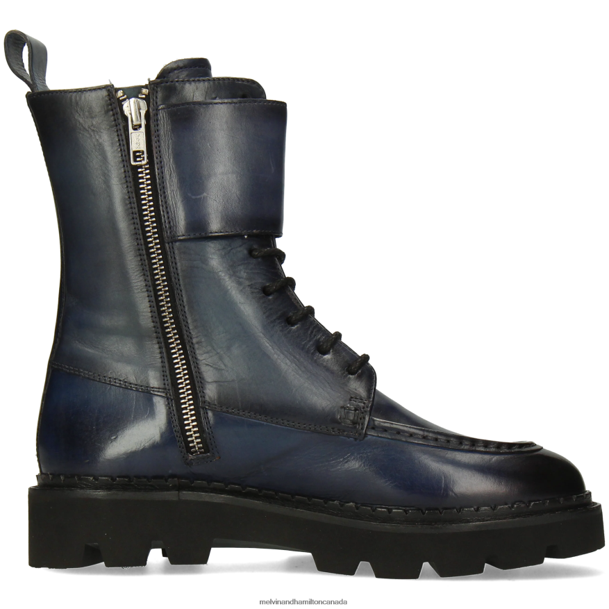 Women Melvin & Hamilton Blue Jade 37 Boots P4V68P1147