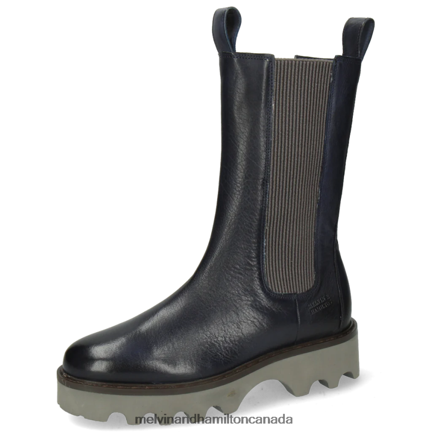 Women Melvin & Hamilton Blue Megan 14 Boots P4V68P1249