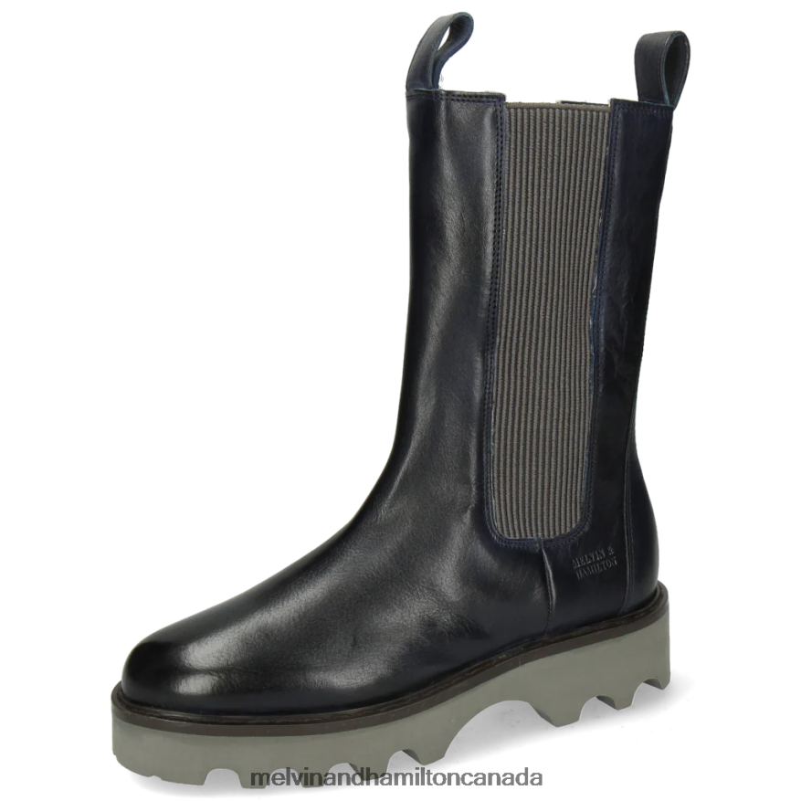 Women Melvin & Hamilton Blue Megan 14 Boots P4V68P1255