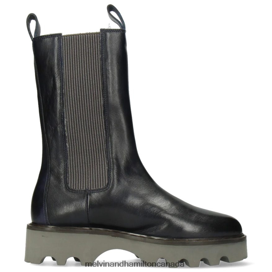 Women Melvin & Hamilton Blue Megan 14 Boots P4V68P1255