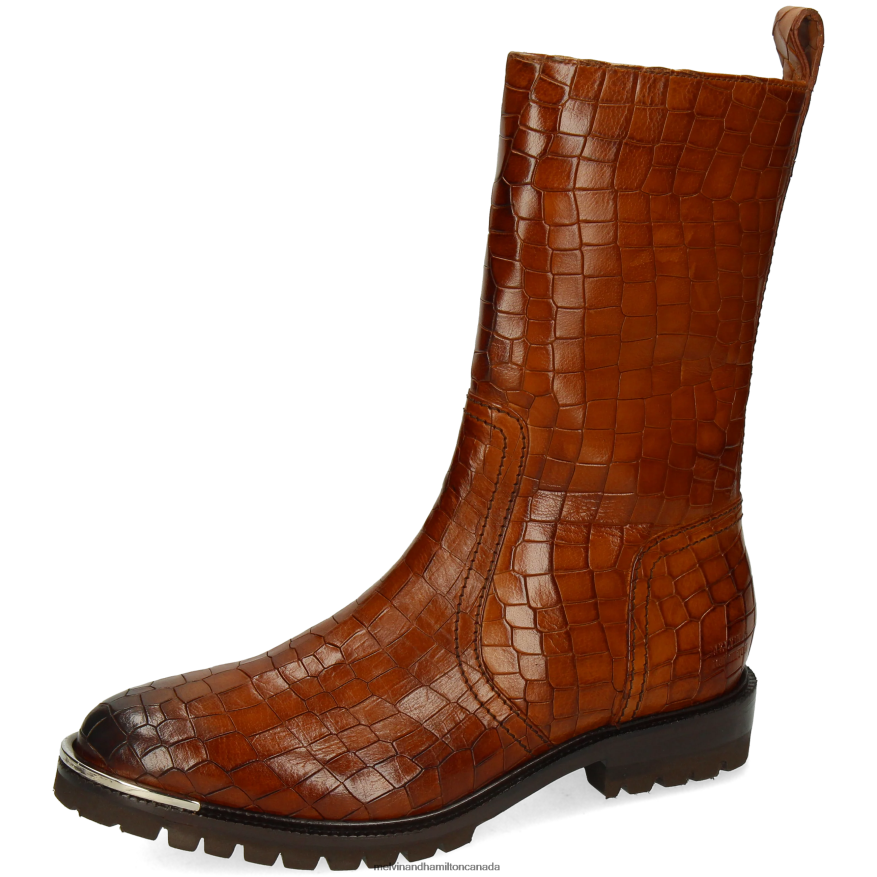 Women Melvin & Hamilton Brown Elena 4 Boots P4V68P1219
