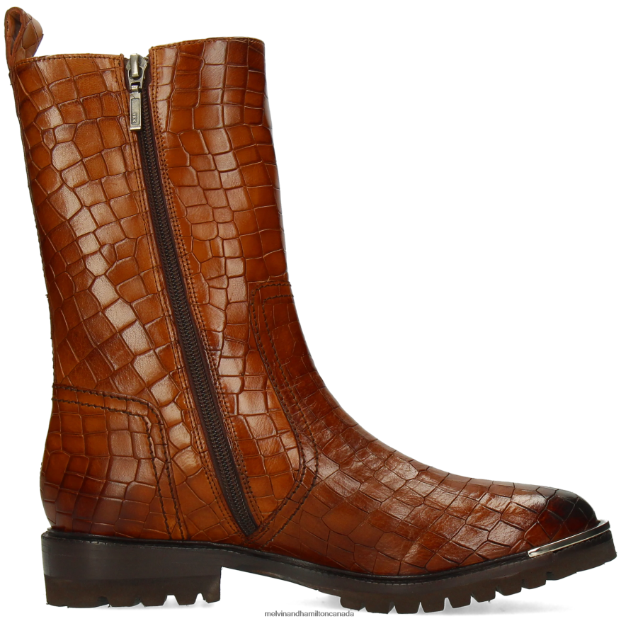 Women Melvin & Hamilton Brown Elena 4 Boots P4V68P1219